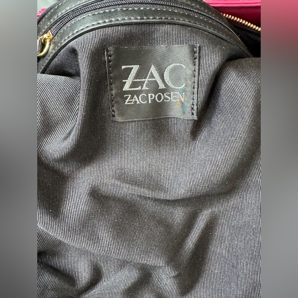 Zac Posen Saffiano Hot Pink Eartha satchel EUC - Picture 3 of 17